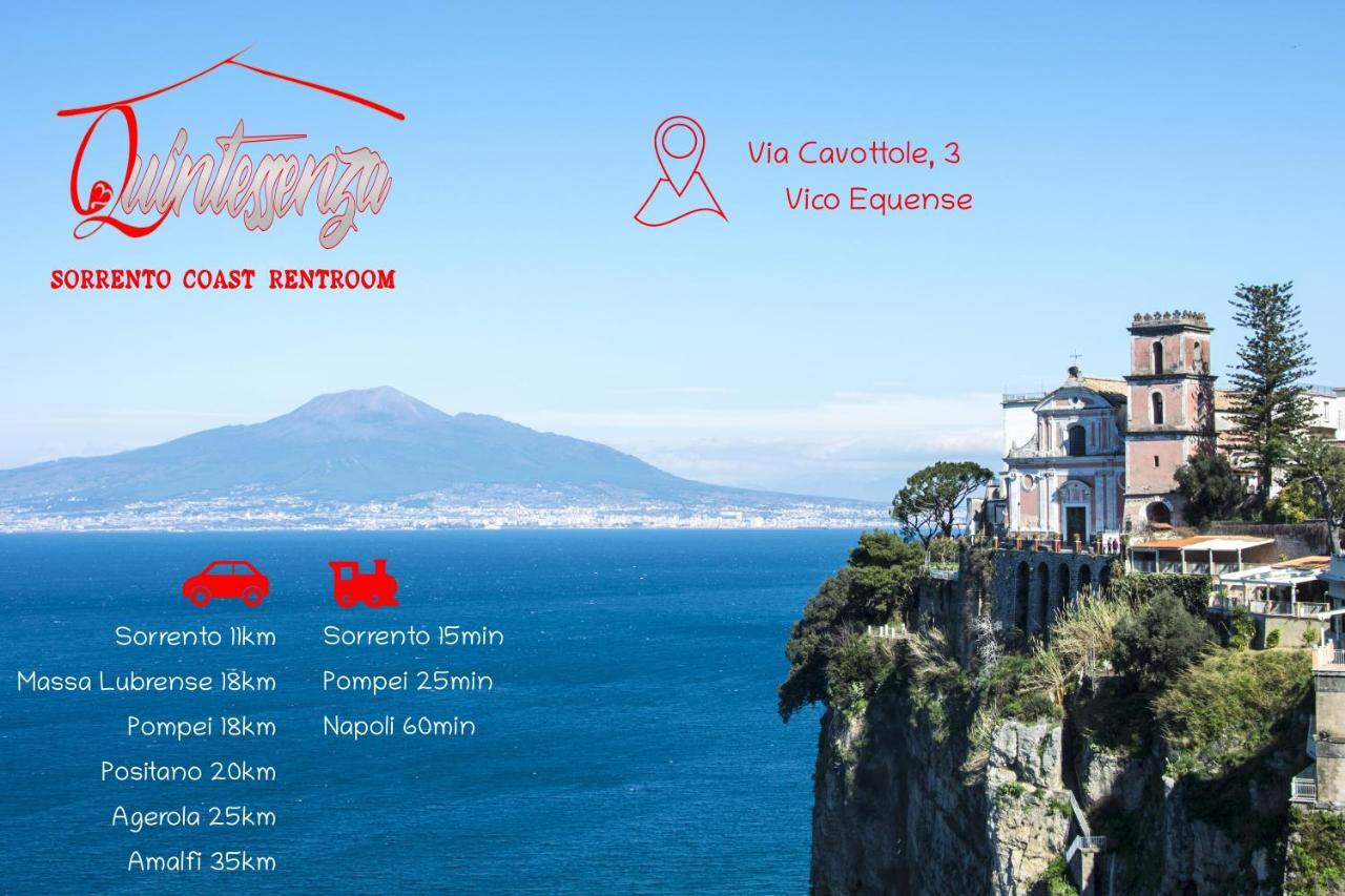 Quintessenza - Sorrento Coast Rentroom Vico Equense Exterior photo
